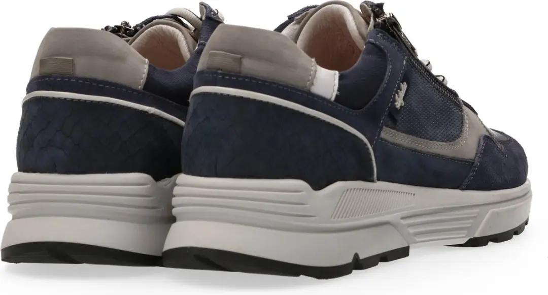 Australian Footwear Connery Leather 15.1639.02 S02 - Blauw Grijs - afbeelding 4 van 6