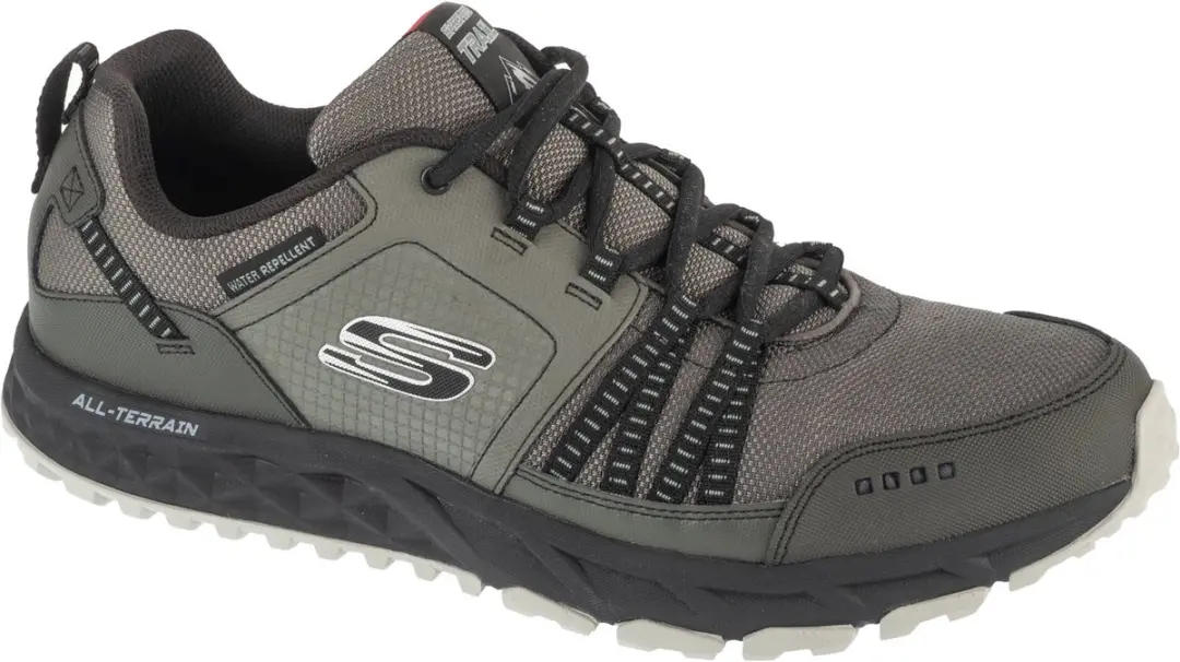 Skechers Escape Plan, Mannen, Grijs, Trekkingschoenen, maat: 41,5