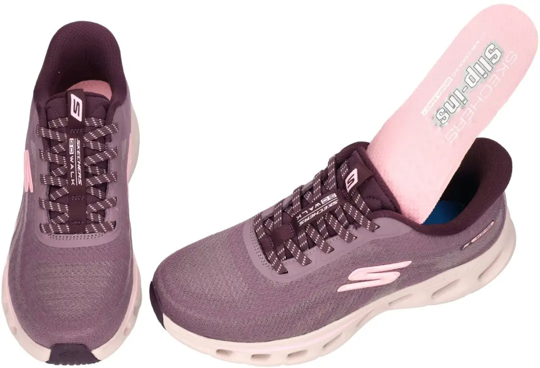 Skechers GO WALK Glide-Step 2.0 Maria Dames Sneakers - 38.5 - Paars