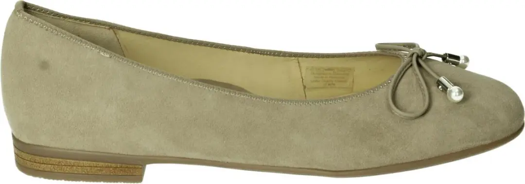 Ara Vrouwen Ballerina's Kleur: Taupe Maat: 40.5
