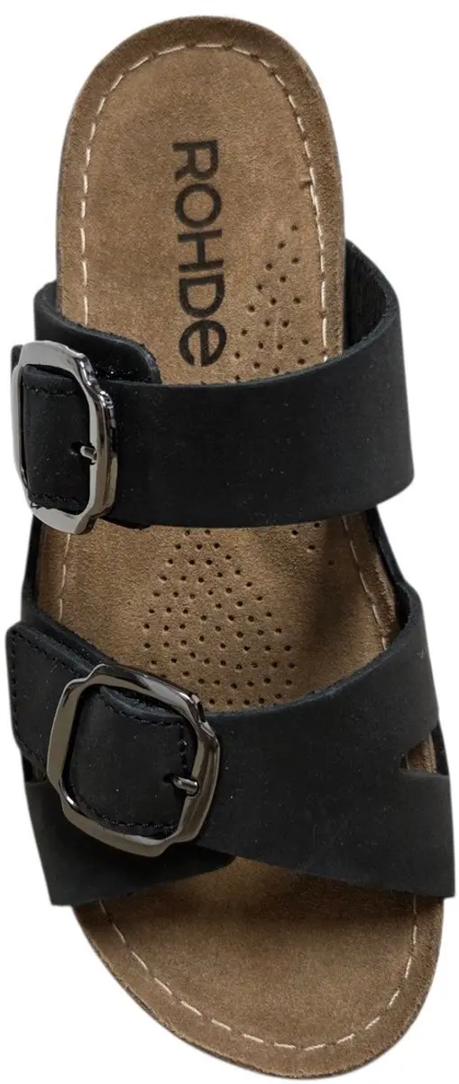 Rohde 5430 90 Slippers Dames - Zwart - 37 - afbeelding 2 van 4