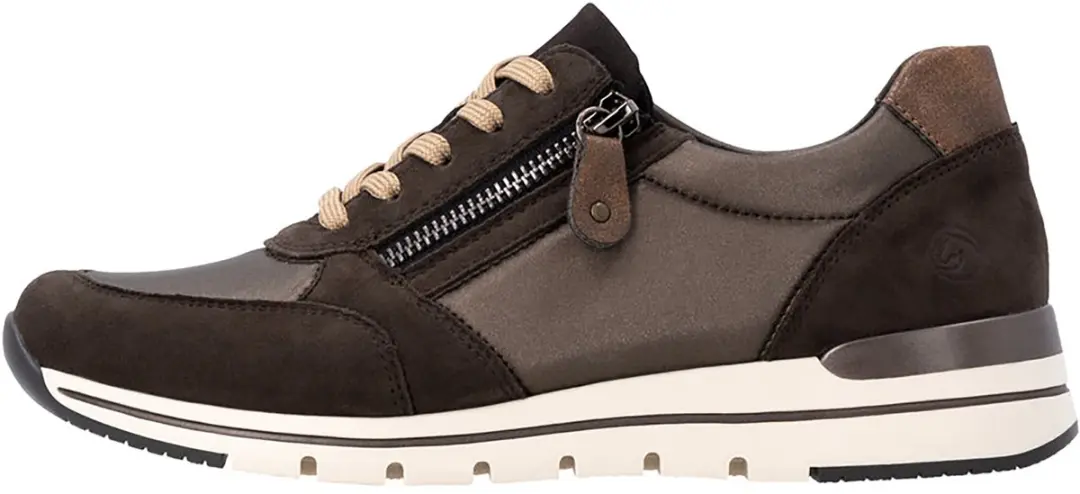 Remonte R6700 Suede Sneakers - Donkerbruin - Maat 37 - afbeelding 6 van 6