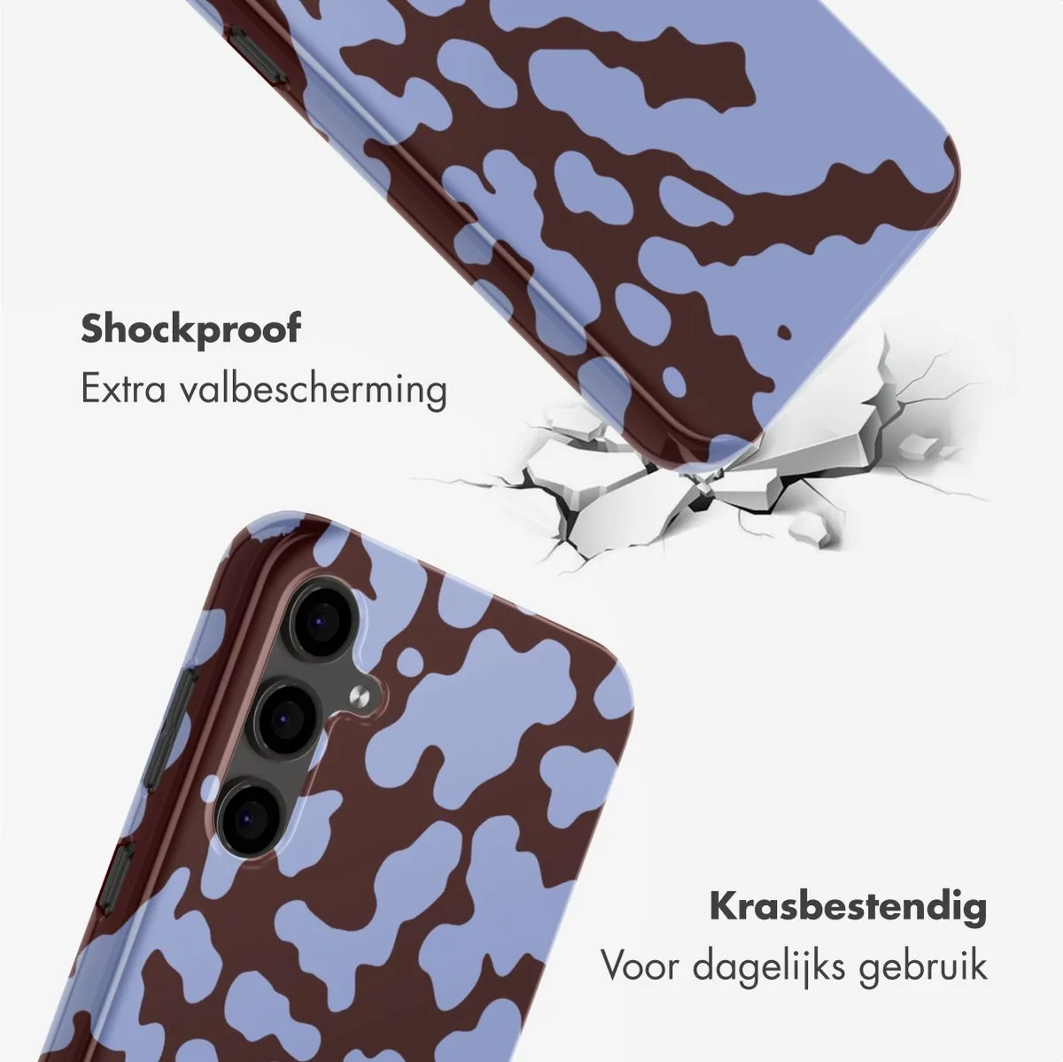 Selencia Hoesje Samsung Galaxy S24 FE Moo'd Lavender Glow