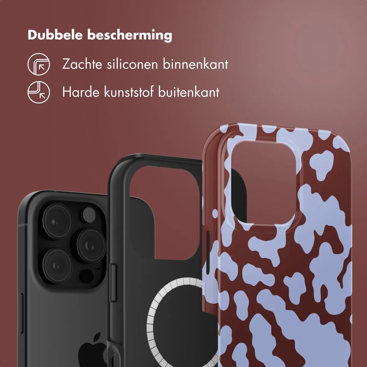 Selencia Hoesje iPhone 16 Pro Max - MagSafe Lavender Glow