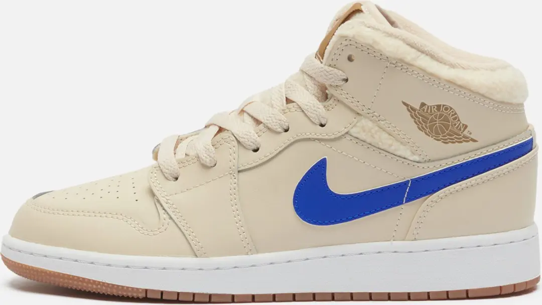 Nike Jordan 1 Mid UTL (GS), Pearl White/Racer Blue, DO2207 264, EUR 36.5