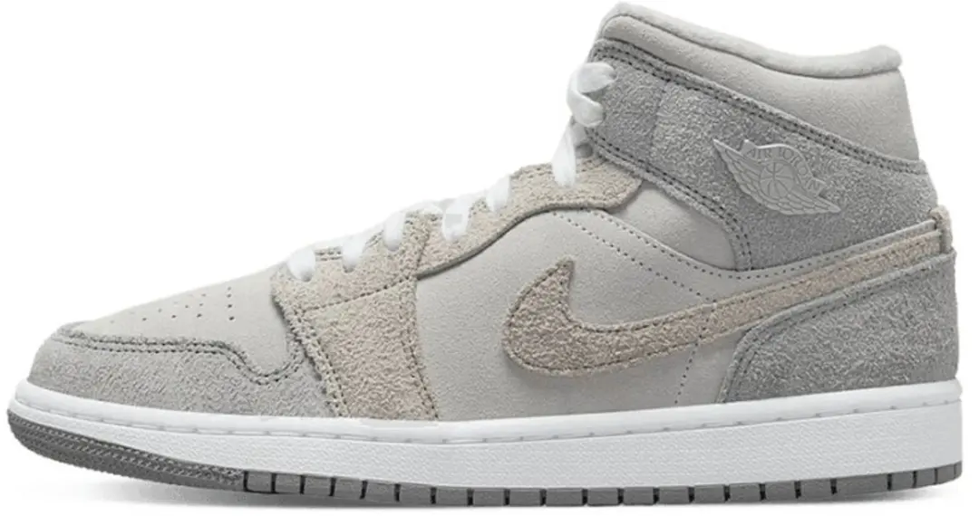WMNS Nike Air Jordan 1 Mid SE, Particle Grey, Grijs, DO7139-002, EUR 42.5