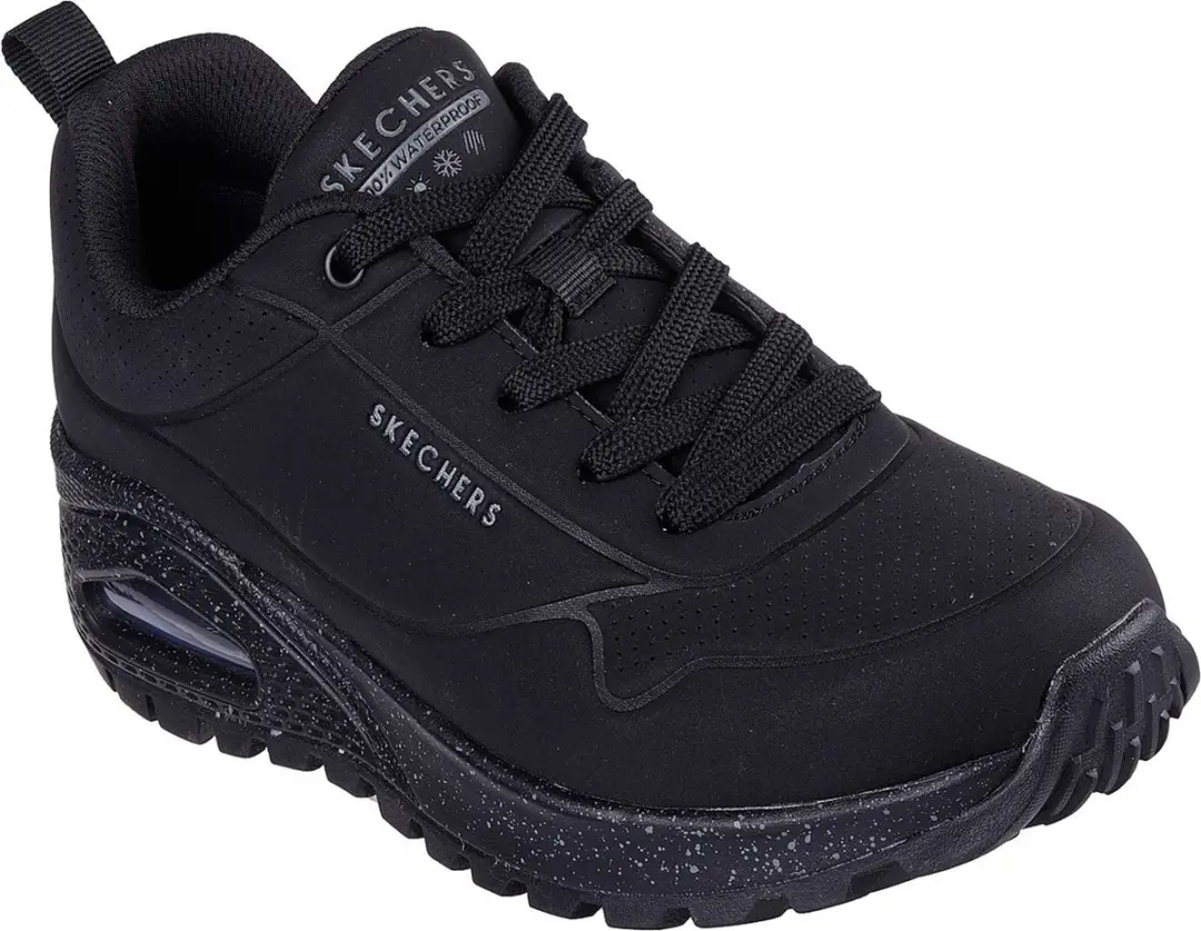 Skechers UNO RUGGED -SPOTTED TERRAIN damestrainers waterdicht 177164 BBK zwart