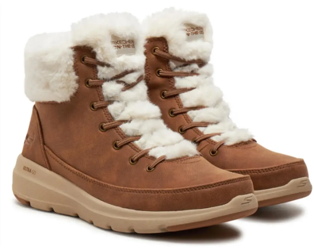 SKECHER GLACIAL ULTRA WONDERLAND, 144202-CSNT, Female, Brown Skechers Comfortabl