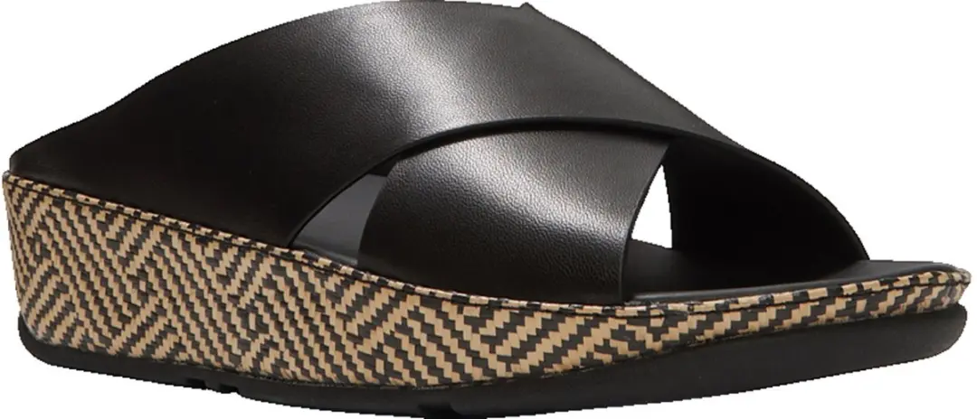 FITFLOP Lulu Lux Cross Slide Slippers