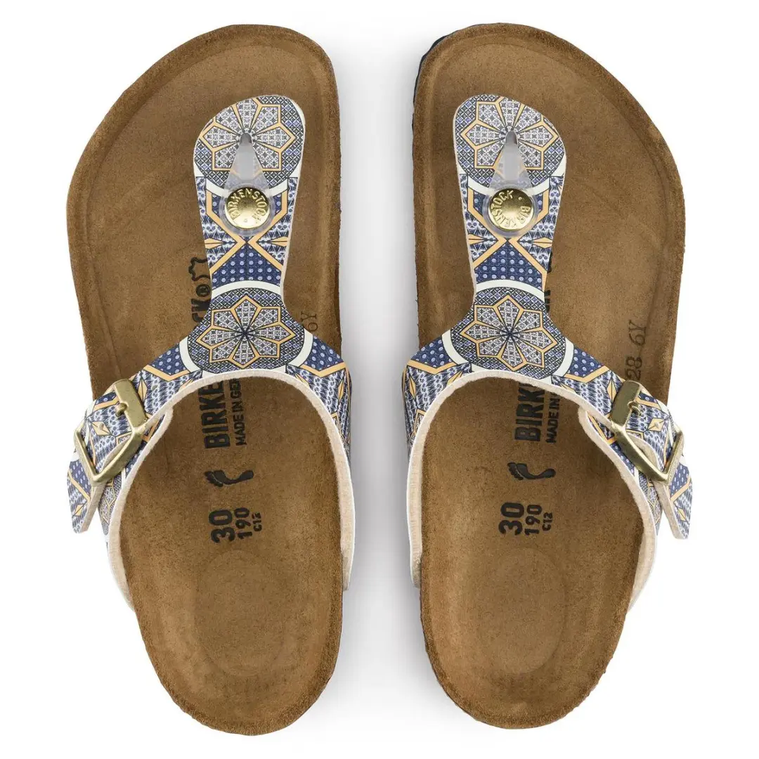 Birkenstock Gizeh oriental mosaic  narrow sandalen meisjes (S)