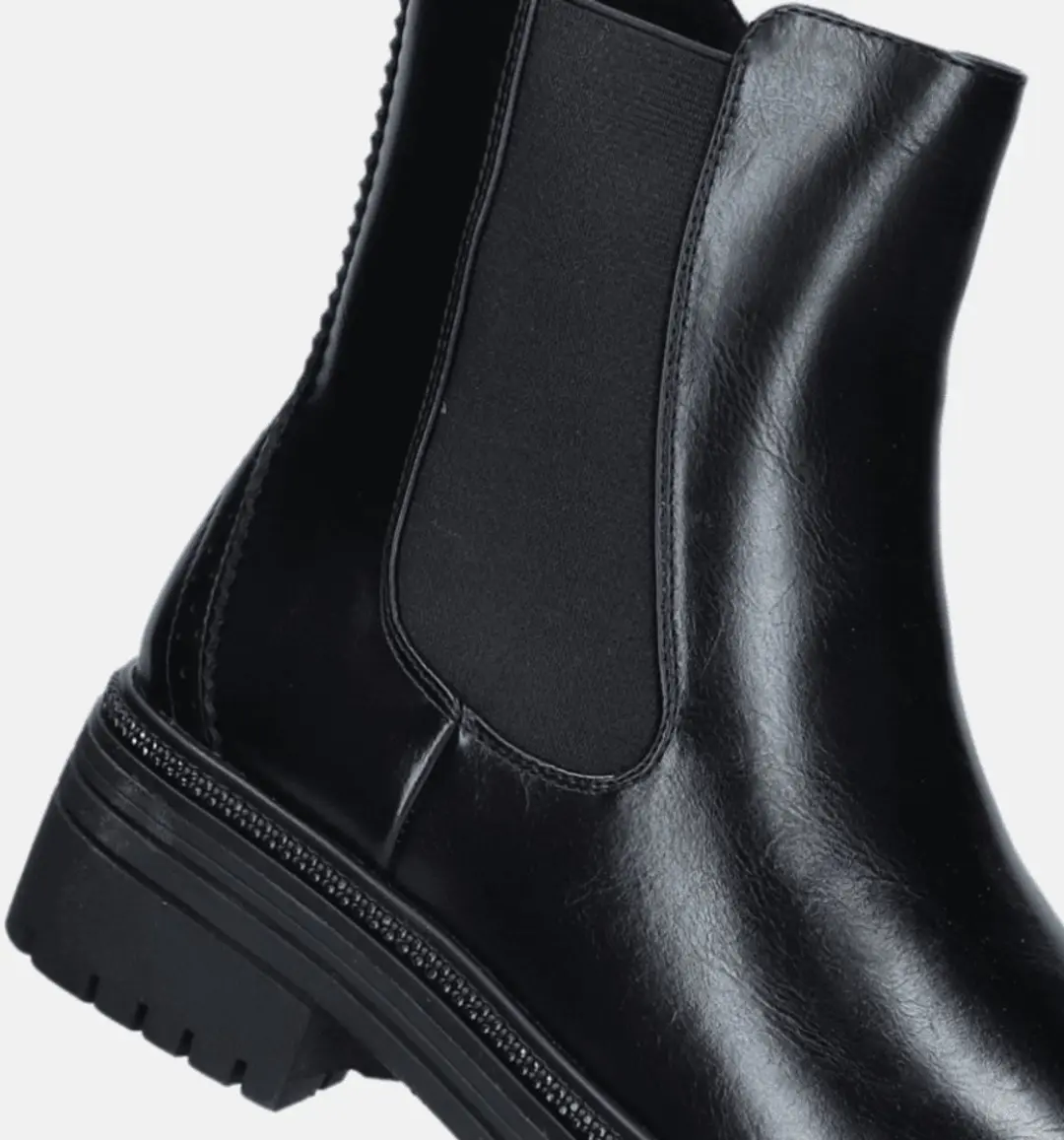 Marco Tozzi Dames Chelseaboot 2-25443-43 001 F-breedte Maat: 38 EU