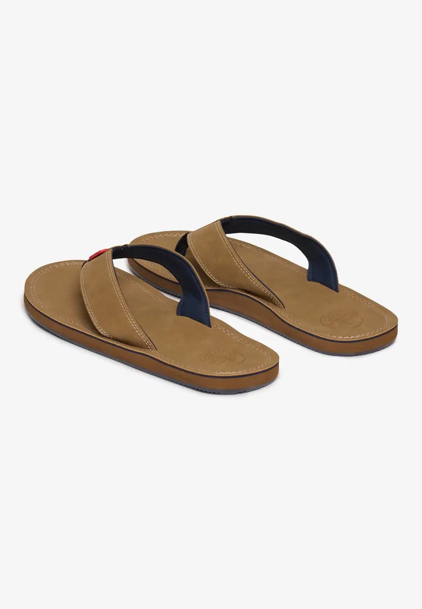 Superdry Premium Teenslipper MF310267A - Denim Co Tobacco Brown - afbeelding 3 van 6