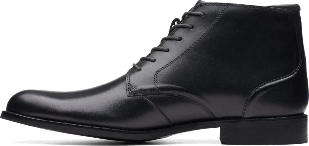 Clarks CraftArlo Hi Heren - Schoen - Maat 45 - Zwart Leder - afbeelding 5 van 6