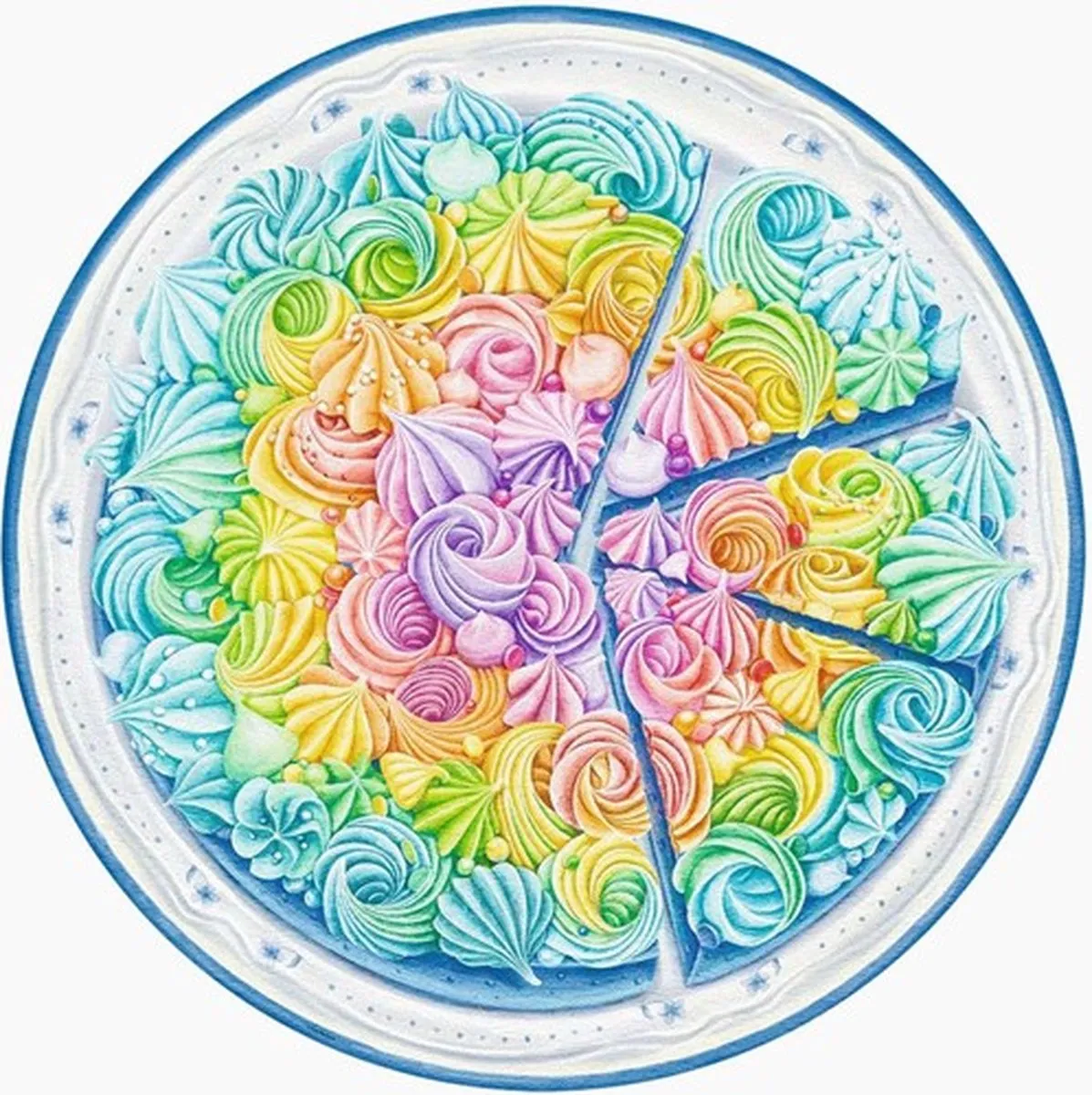 Ravensburger Puzzel Circle of Colors Regenboogtaart 500 Stuks - Multicolor