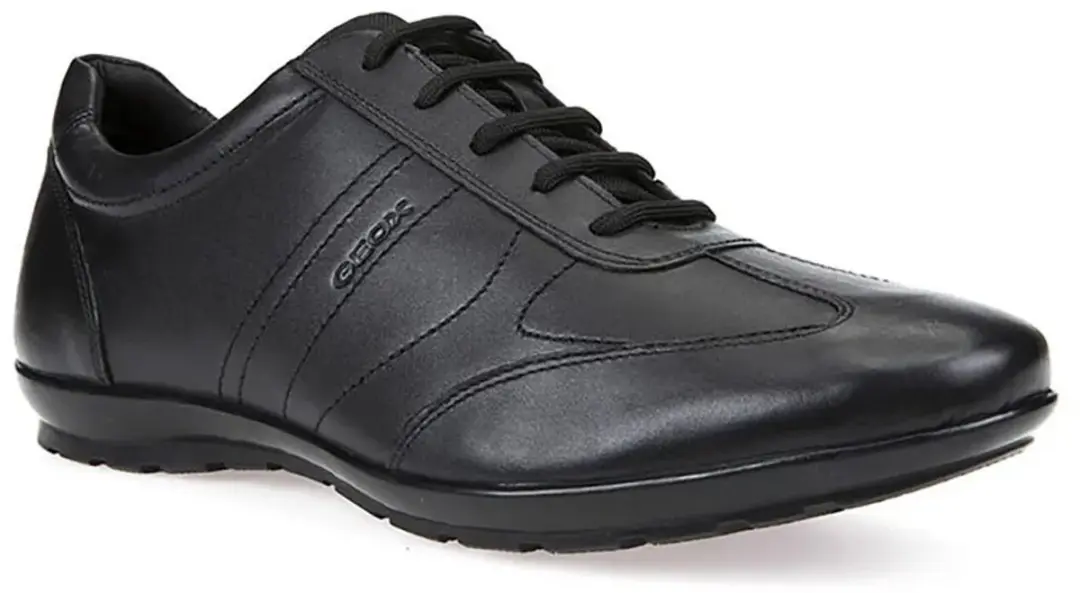 Geox Symbol Heren Veterschoenen 39 - Zwart - afbeelding 2 van 6