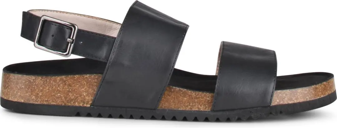 PS Poelman SITA Dames Faux PU Imitatie Leren Sandalen met Gespsluiting