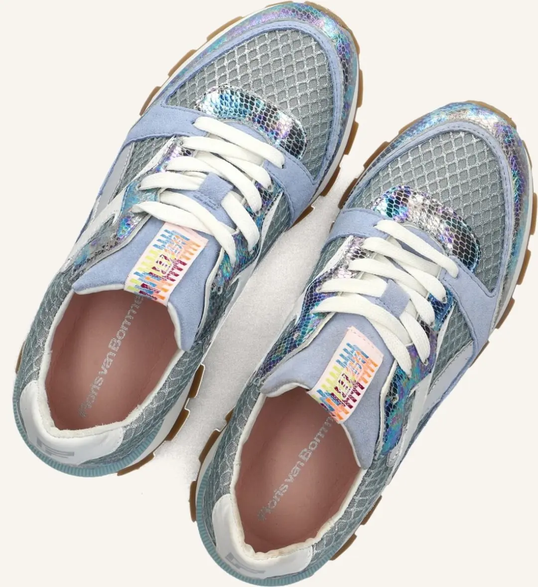 Floris van Bommel Sfw-10157 Blokki Sneakers - Blauw 37