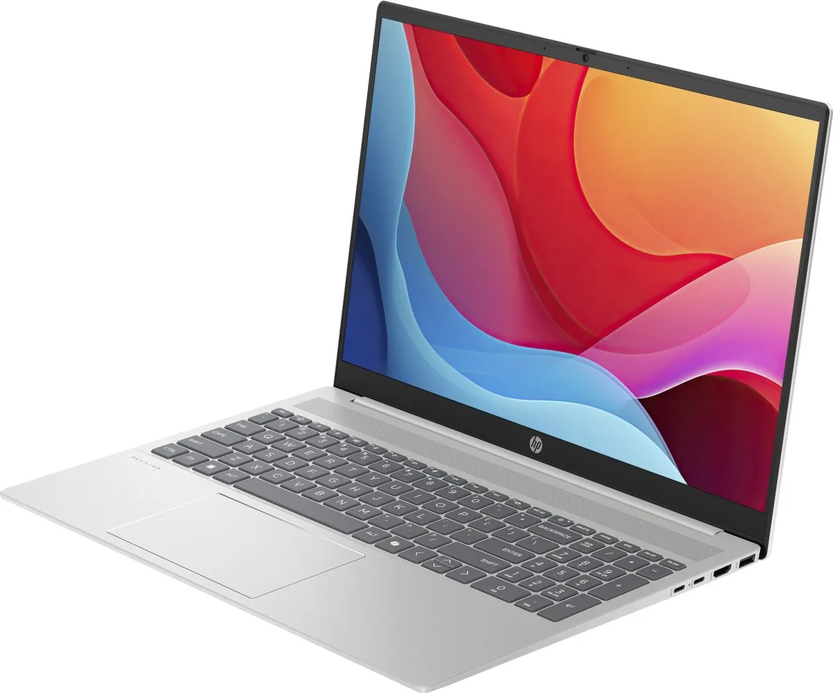 HP Pavilion 16-ag0650nd Laptop - 16" 2K - Ryzen 5 8540U - 8GB RAM - 512GB SSD - Zilver - afbeelding 4 van 6
