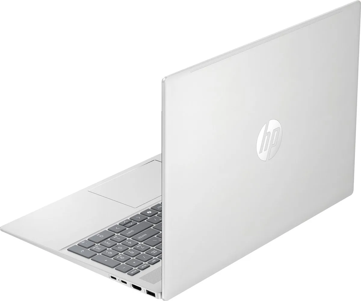 HP Pavilion 16-ag0650nd Laptop - 16" 2K - Ryzen 5 8540U - 8GB RAM - 512GB SSD - Zilver - afbeelding 6 van 6