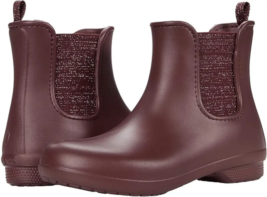 Crocs Freesail Chealsea Metallic Burgundy Relaxed Fit Maat 36/37 US 5