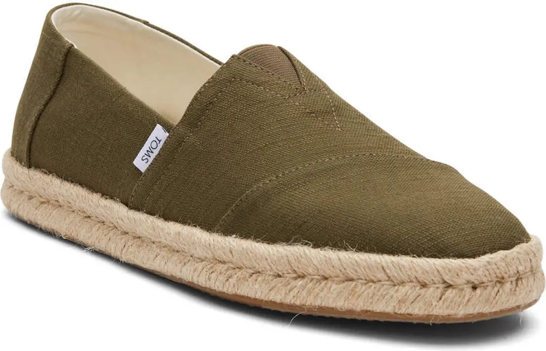 TOMS Alpargata Rope 2.0 Instappers - 43 - Groen