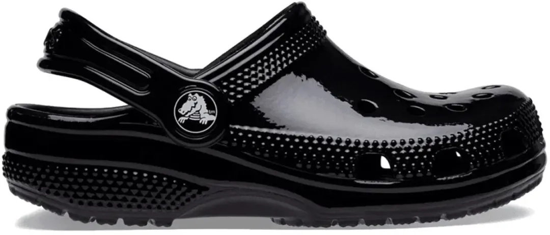 Crocs Classic High Shine Zwart Maat 24/25 US C8