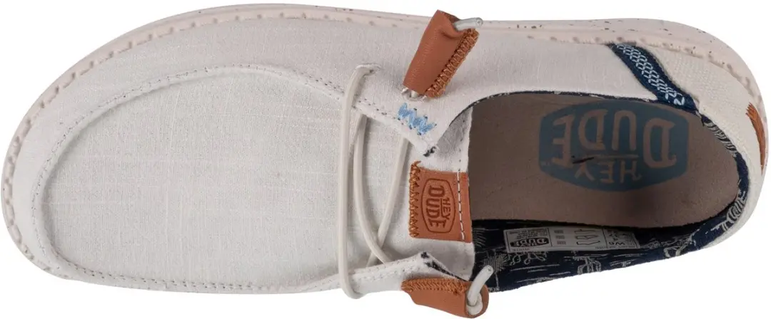 HEYDUDE Wendy Sport Mesh Instappers - Wit - afbeelding 4 van 6
