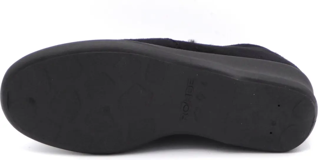 Rohde Dames Pantoffel - Zwart - Maat 40,5