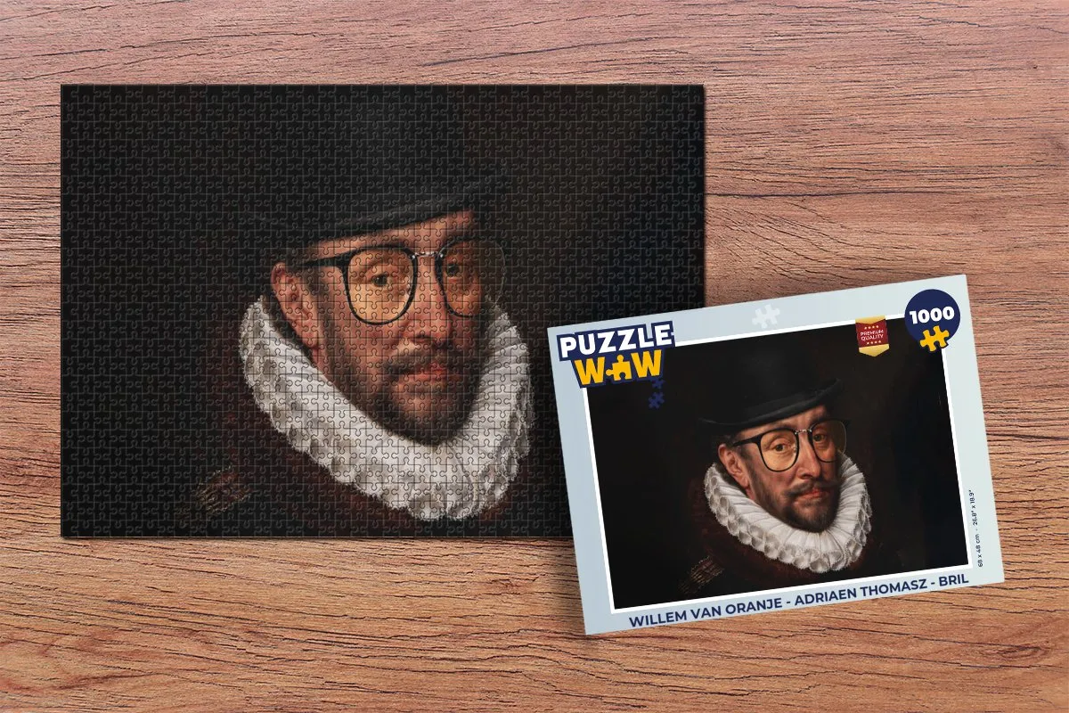 PuzzleWow Willem van Oranje Legpuzzel 1000 Stuks - Multicolor