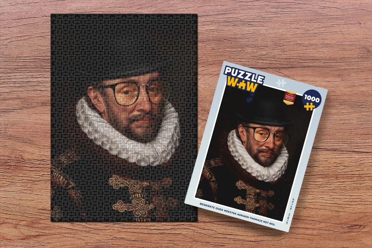 PuzzleWow Willem van Oranje Legpuzzel 1000 Stuks - Multicolor