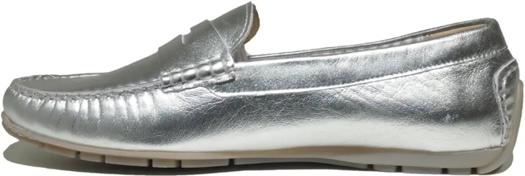 Sioux Carmona-700 Pennyloafer Dames - 41 - Zilver - afbeelding 2 van 6