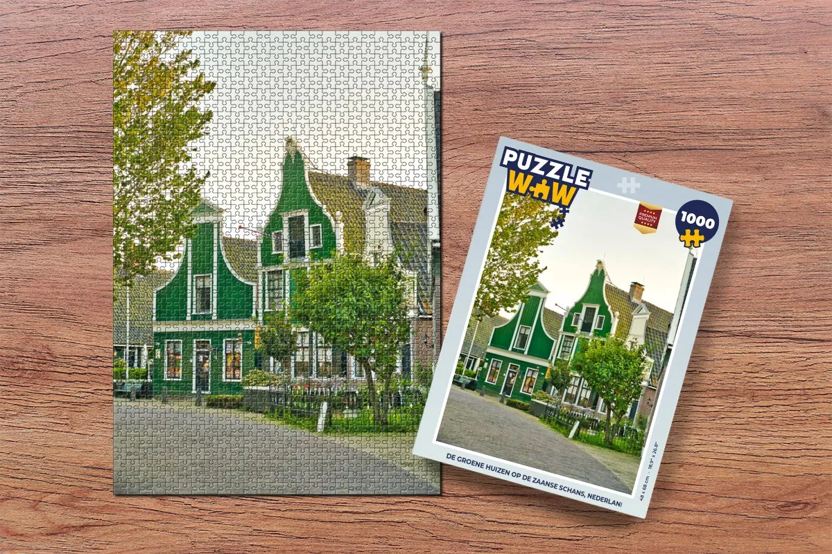 PuzzleWow Zaanse Schans Puzzel - 1000 Stuks - Multicolor
