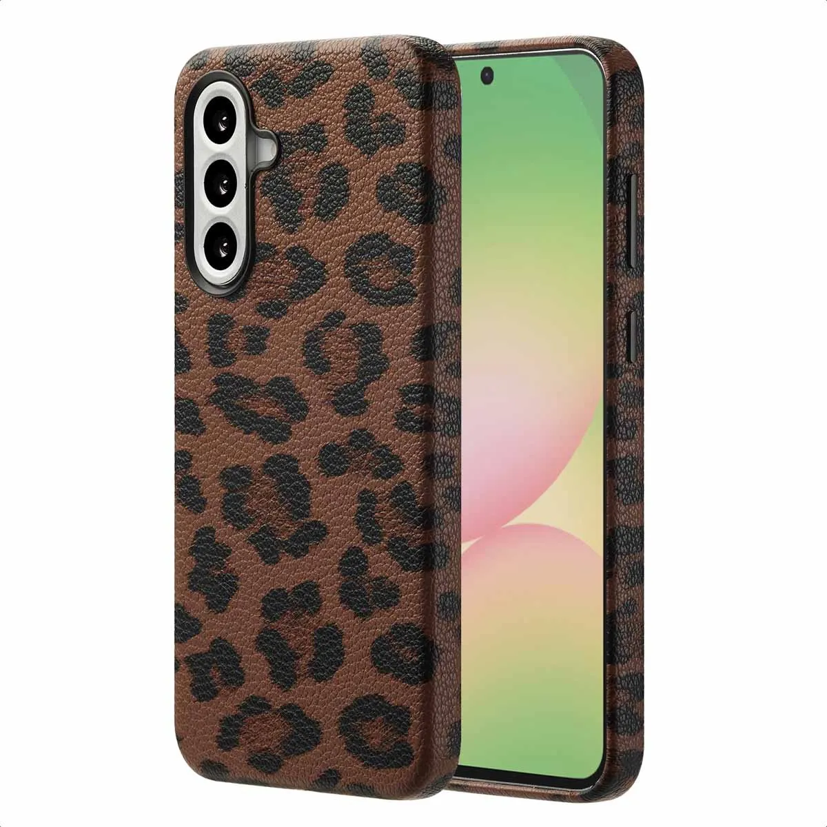 Selencia Hoesje Samsung Galaxy A56 - Sabi Backcover Mocha Brown - MagSafe