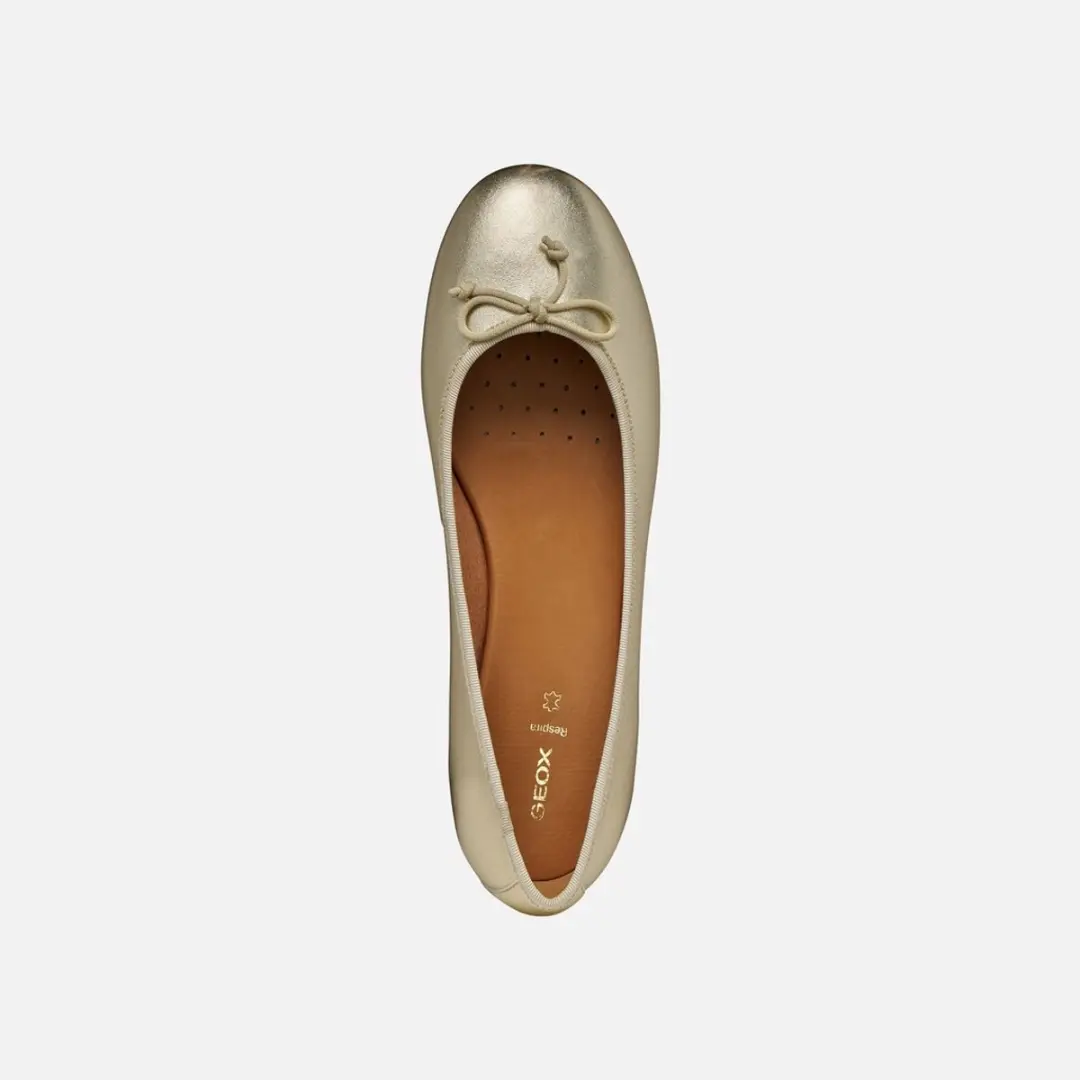 GEOX New Palmaria Ballerina's - Lichtgoud/Melkwit 38 - afbeelding 5 van 6