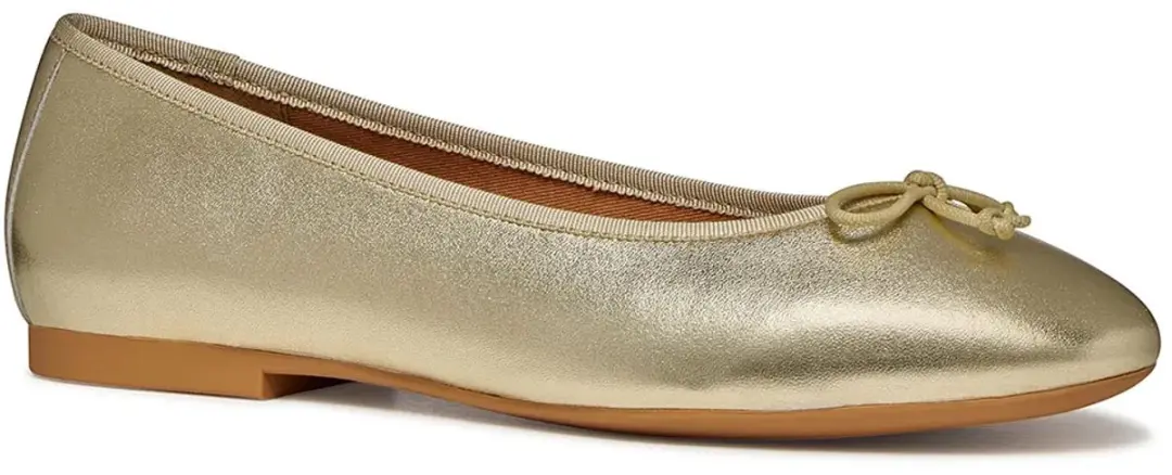 GEOX New Palmaria Ballerina's - Lichtgoud/Melkwit 38 - afbeelding 3 van 6
