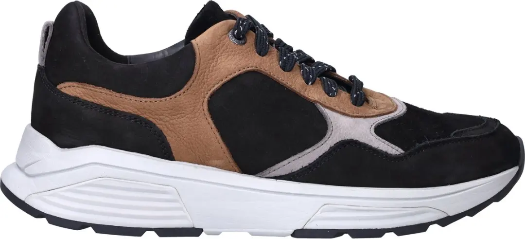 Heren Veterschoenen Xsensible Rialto Black Combi Zwart