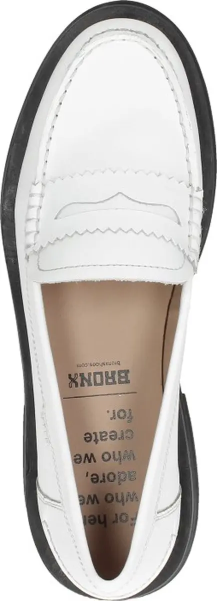 Bronx New-Frizo Mocassin - Wit - Maat 42 - afbeelding 3 van 6