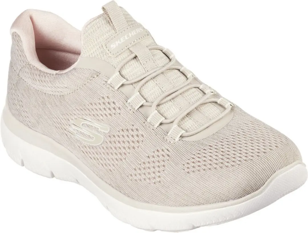 SKECHERS SUMMITS-FUN FLARE Sneakers Dames beige VEGAN 150113 TPPK