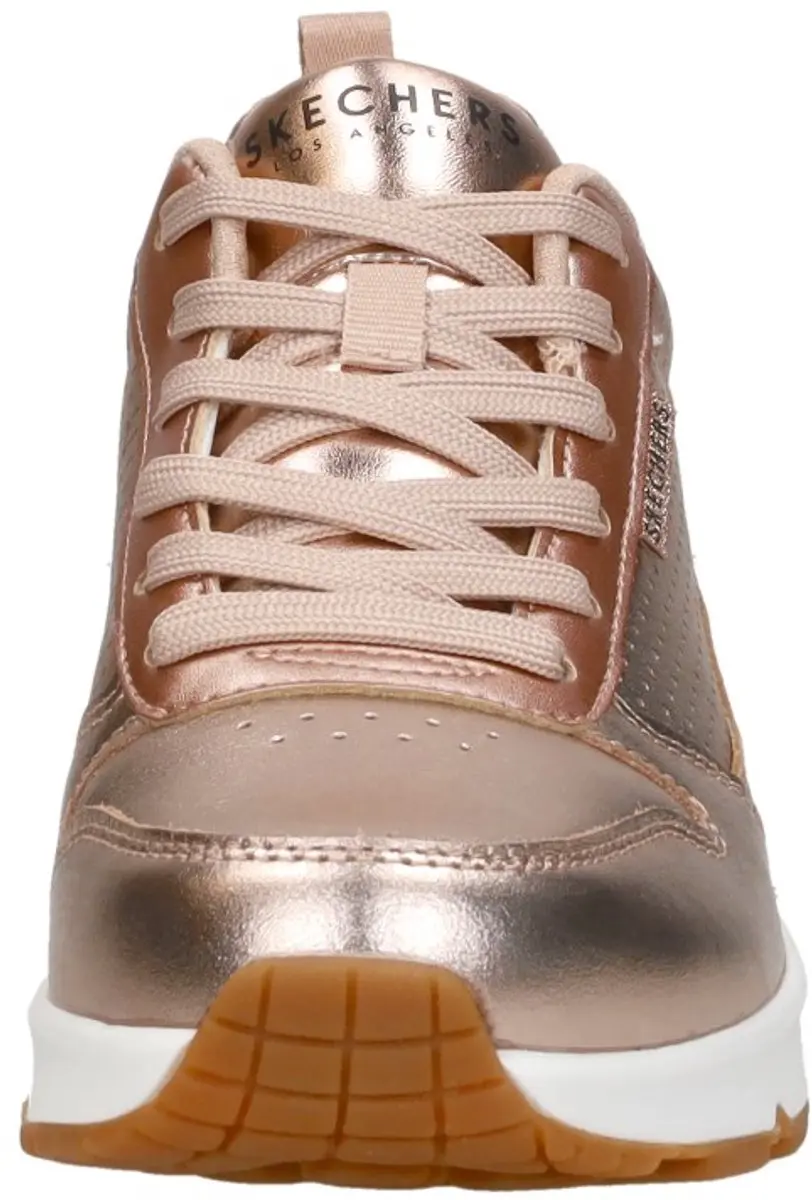 Skechers Uno Metallix Dames Sneakers - Goud