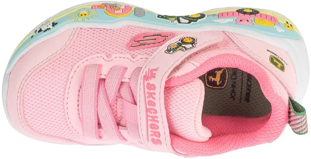 Skechers John Deere Farm Girlie Sneakers - Roze 22