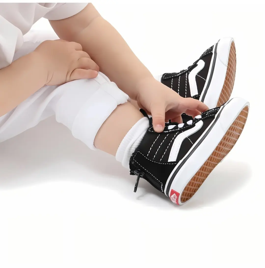 Vans Kinderen Kids Lifestyle Classic FTW Sneaker Td Sk8-Hi Zip Zwart/Witite