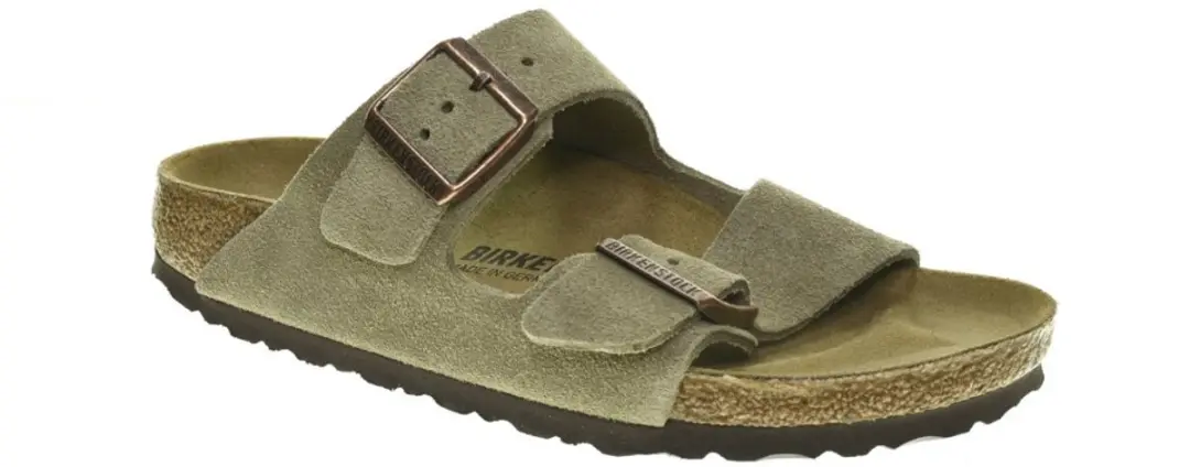 Birkenstock Arizona BS Narrow Fit Slippers - Maat 40 - Taupe