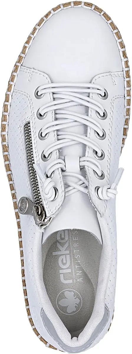 Lage sneakers van schapenleer