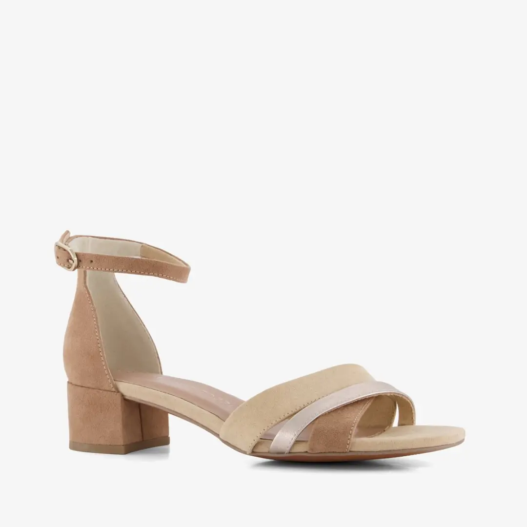 Marco Tozzi dames sandalen met hak chocolade bruin
