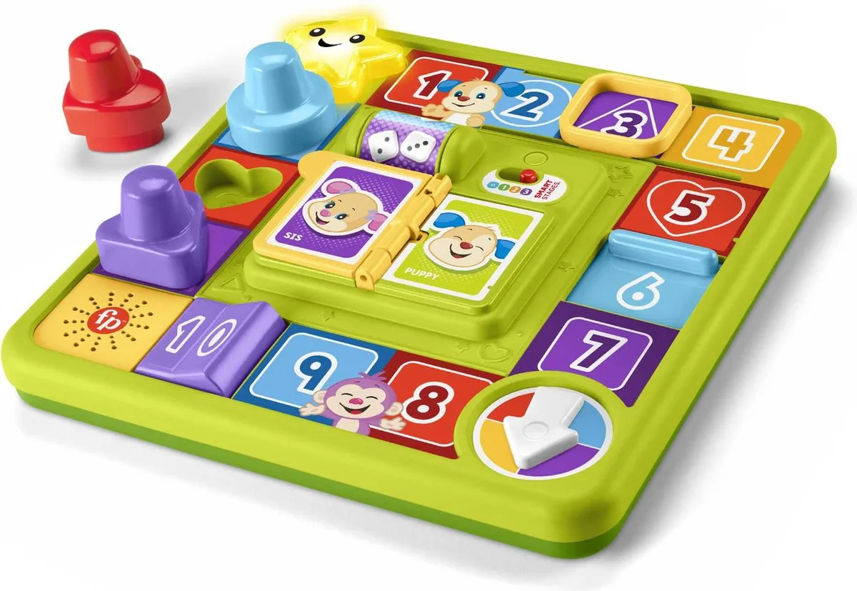 Fisher-Price Leerplezier Puppy Spelletjesbord 4582892 - Multicolor