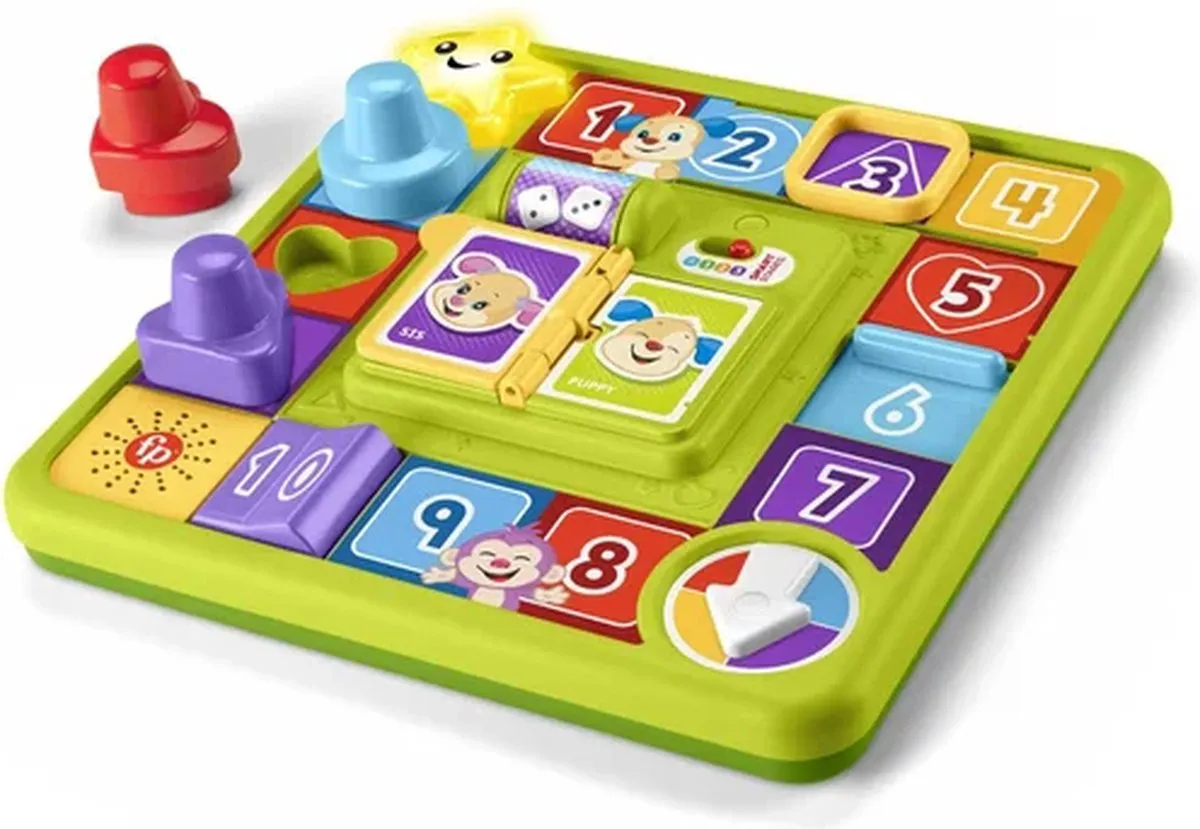 Fisher-Price Leerplezier Puppy Spelletjesbord 4582892 - Multicolor - afbeelding 6 van 6