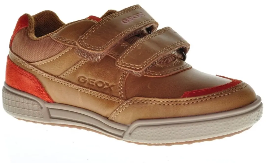 Lage Cognac Sneakers Kids Geox maat 31