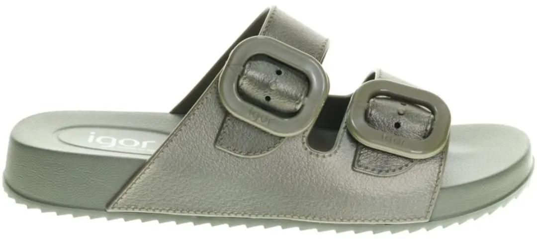 Groene Slipper Igor Metal maat 41