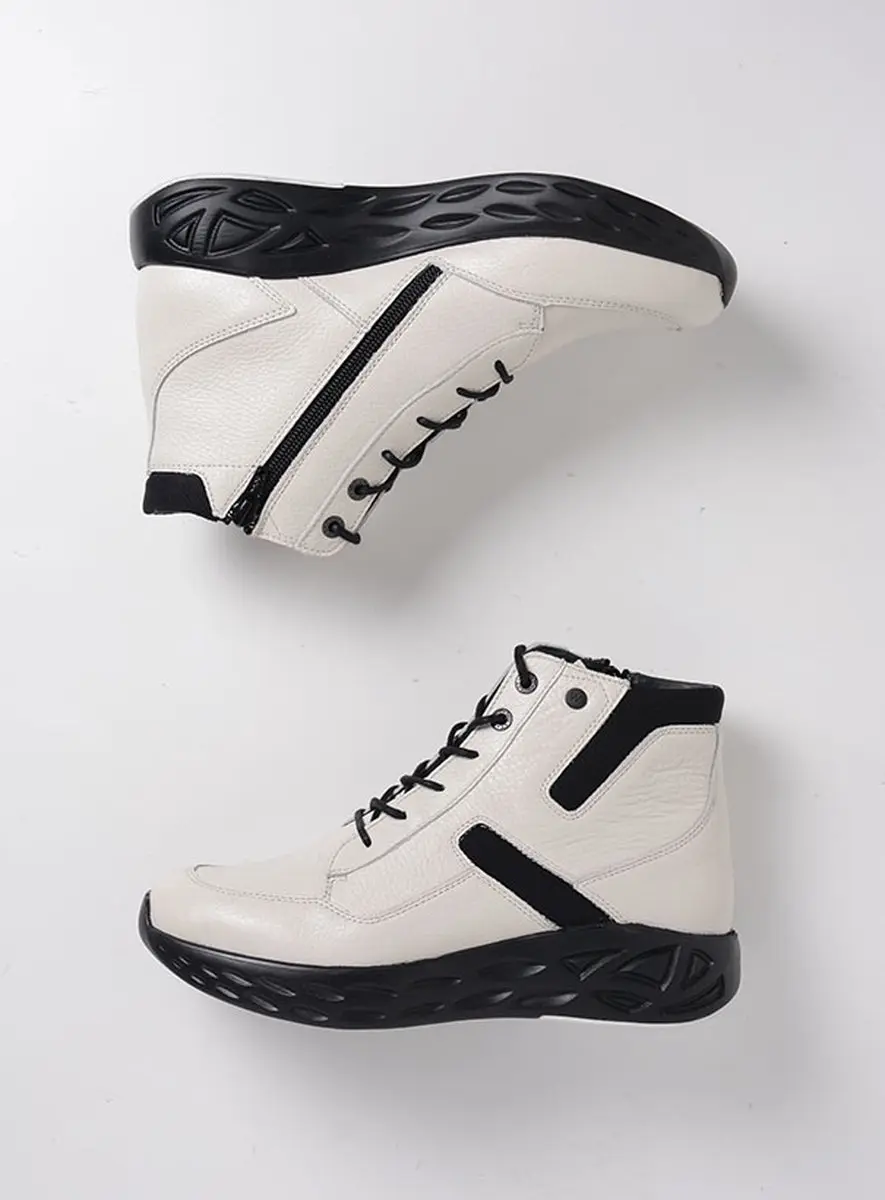 Wolky Leap Veterschoenen - wit combi leer - afbeelding 3 van 6
