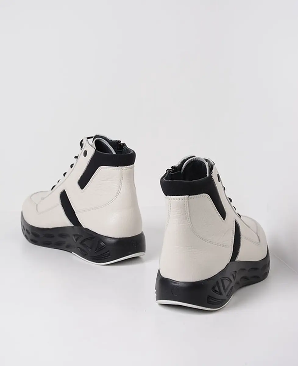 Wolky Leap Veterschoenen - wit combi leer - afbeelding 2 van 6